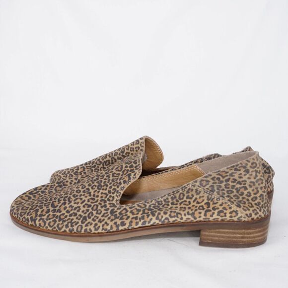 Lucky Brand 'Cahlil' Leopard-Print Suede Loafers, Size 9 - Picture 5 of 8
